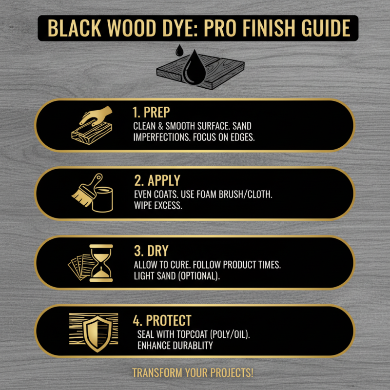 Best Black Wood Dye for Stunning Finishes and Easy Application