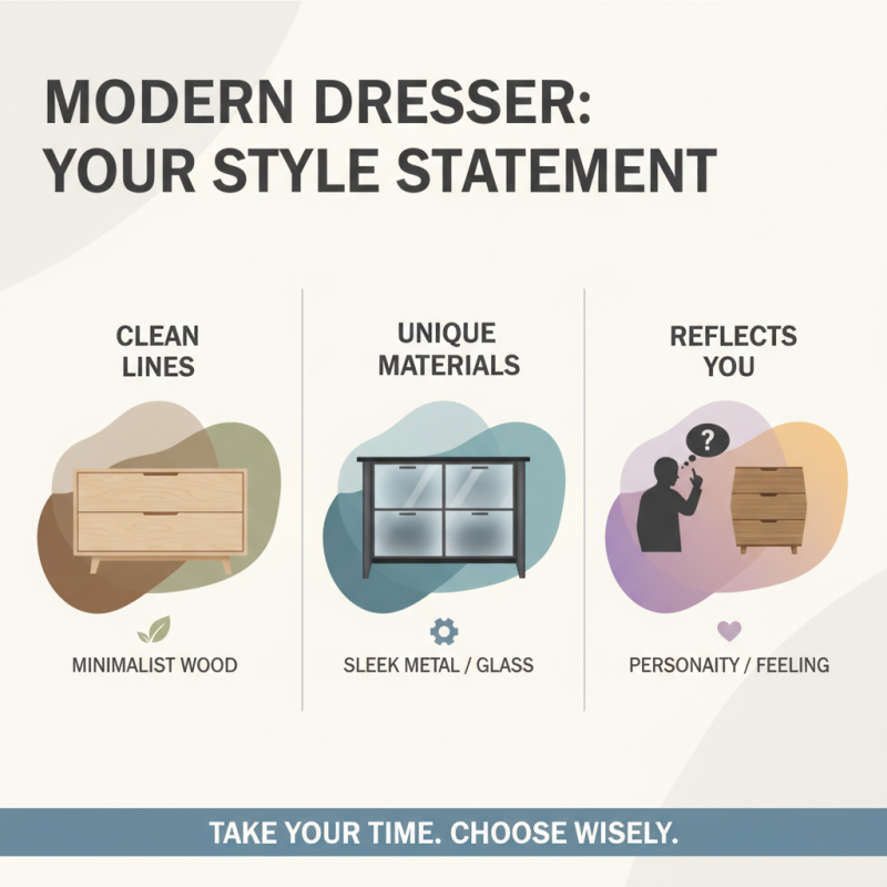 How to Choose the Perfect Modern Dressers for Your Home?
