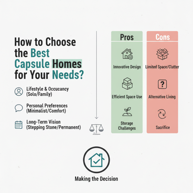 How to Choose the Best Capsule Homes for Your Needs?