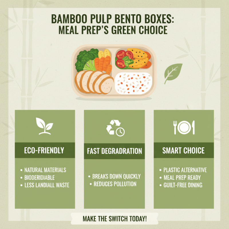 Why Choose a Disposable Bamboo Pulp Bento Box for Meal Prep?