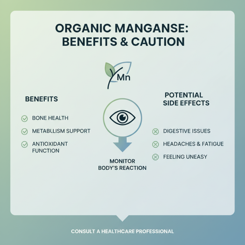 Organic manganese benefits and tips for usage?