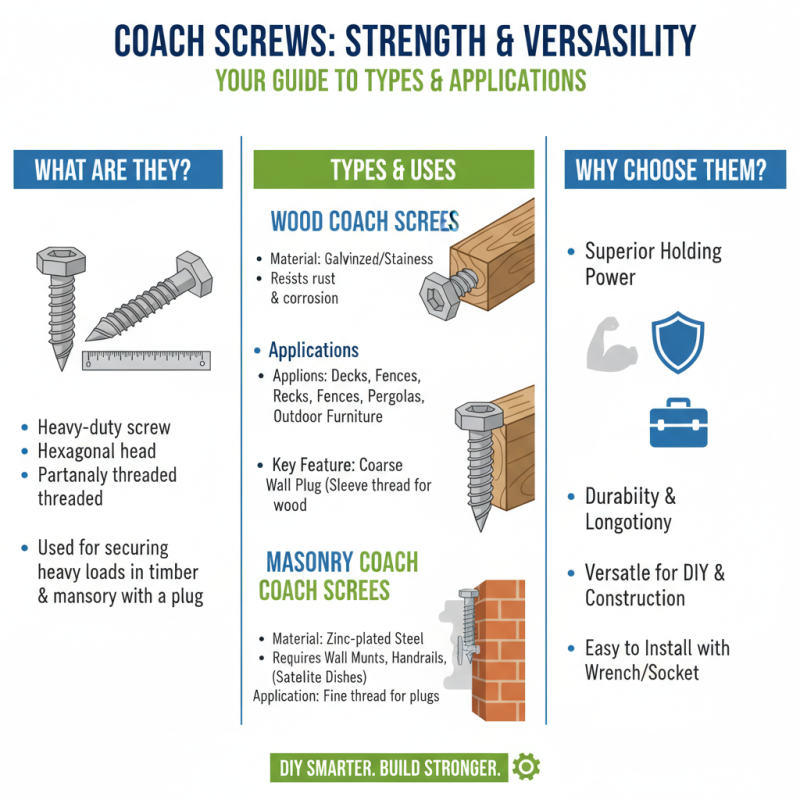 Why are Coach Screws Essential for Your DIY Projects?