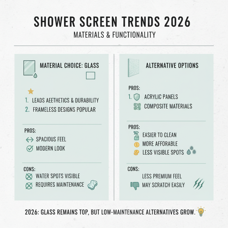 2026 Top Shower Screen Trends You Need to Know?