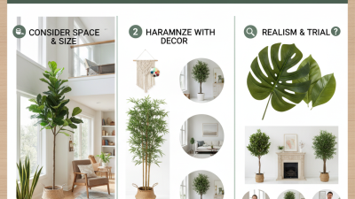 How to Choose Tall Artificial Plants for Your Home Decor?