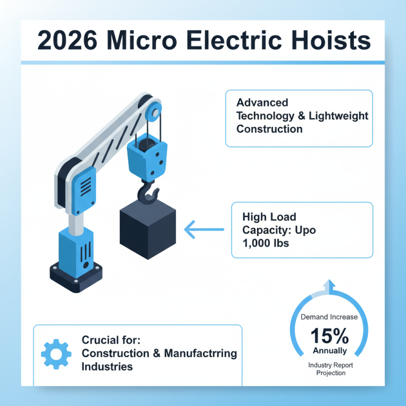 2026 Top Micro Electric Hoist Features and Benefits Explained?