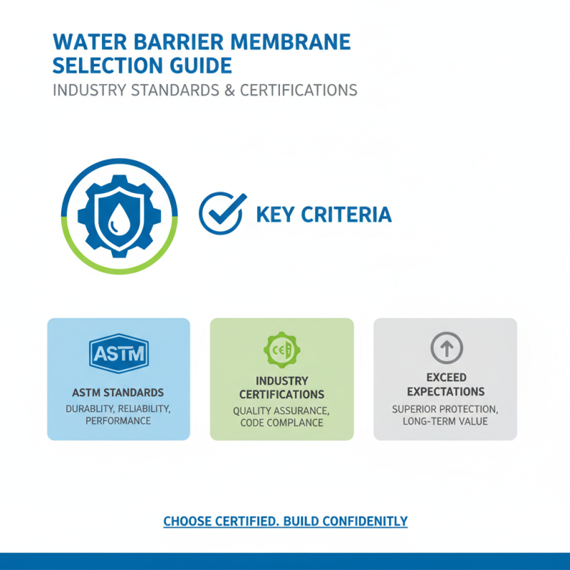 How to Choose the Best Water Barrier Membrane for Your Project?
