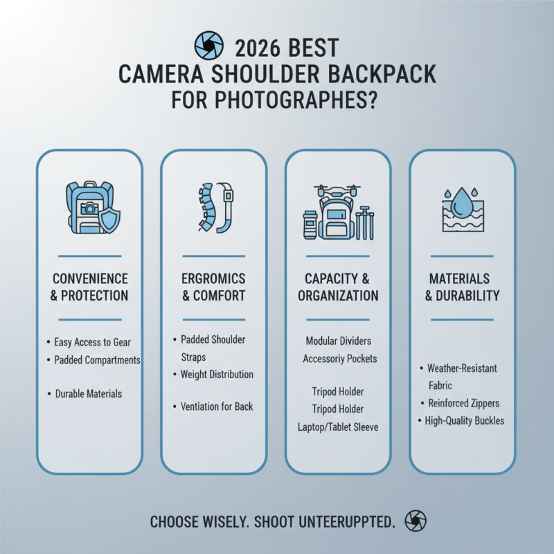 2026 Best Camera Shoulder Backpack for Photographers?