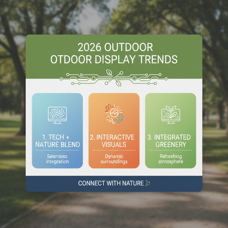 2026 Top Outdoor Display Trends What to Expect?
