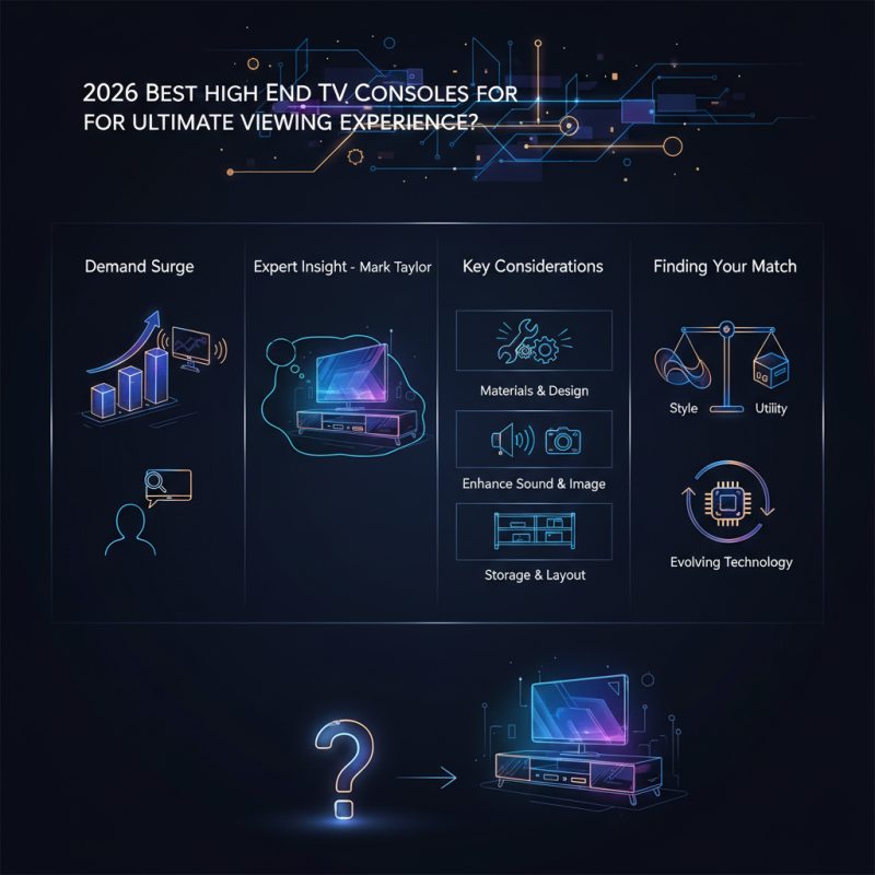 2026 Best High End TV Consoles for Ultimate Viewing Experience?