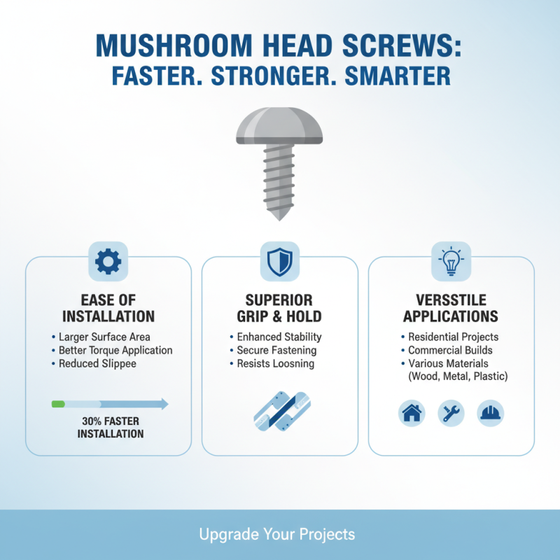 Top 10 Benefits of Mushroom Head Screws for Your Projects?