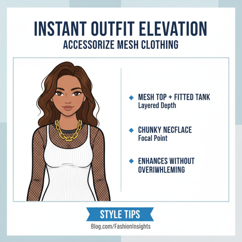 How to Style Mesh in Clothing for a Trendy Look?