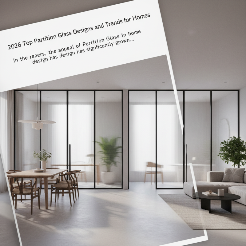 2026 Top Partition Glass Designs and Trends for Homes?