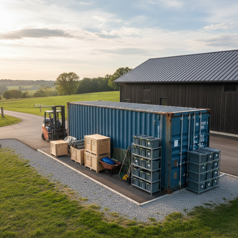 How to Use a 20ft x 8ft Container for Storage Solutions?