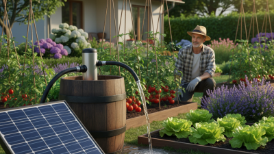 How to Effectively Pump Water for Your Home Garden?