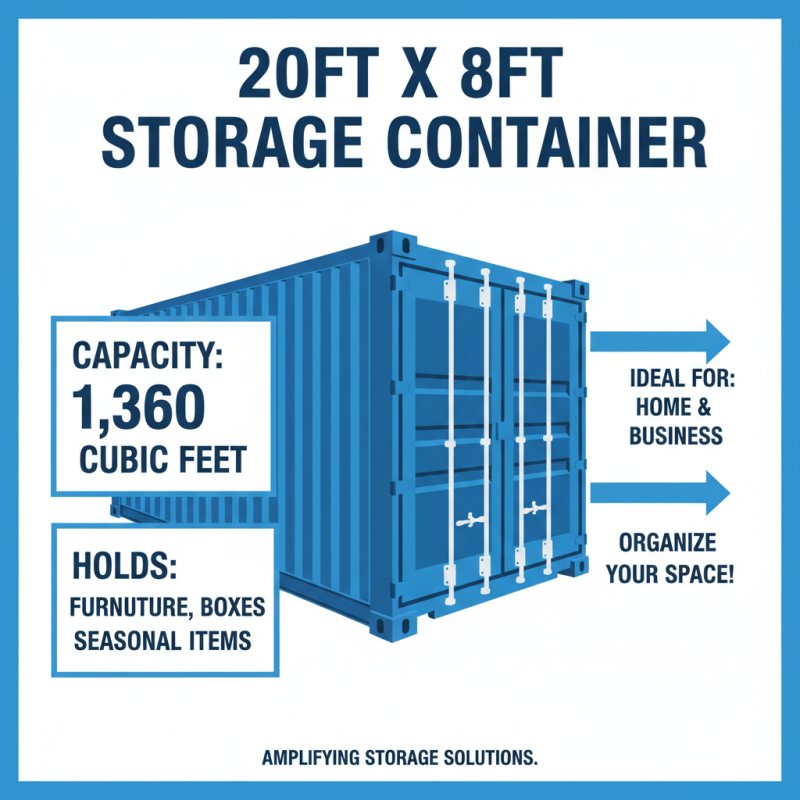 How to Use a 20ft x 8ft Container for Storage Solutions?