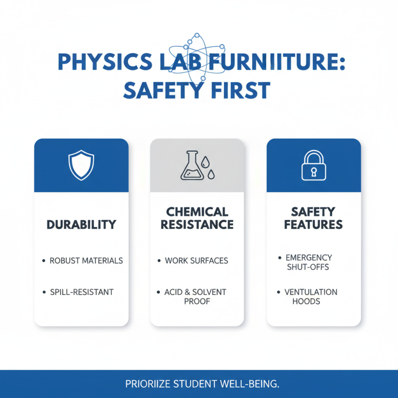 How to Choose the Best Physics Lab Furniture for Your Needs?