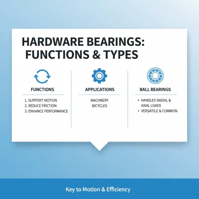 How to Choose the Right Hardware Bearing for Your Project?