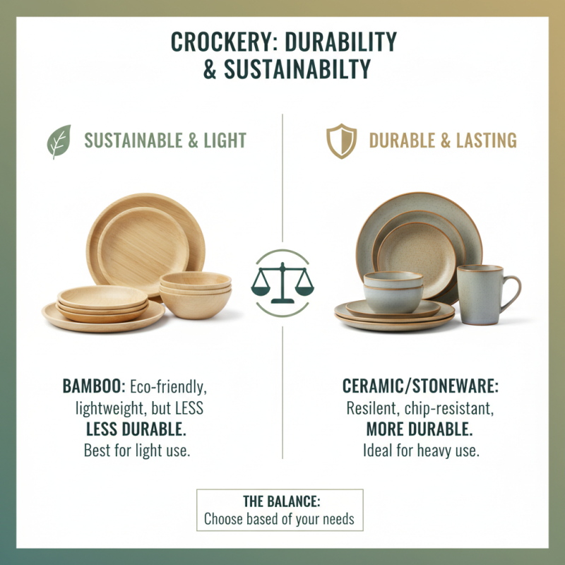 Best Sustainable Crockery Options for Eco Friendly Dining?