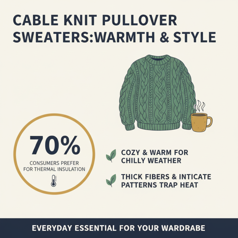 Why Choose a Cable Knit Pullover Sweater for Your Wardrobe?