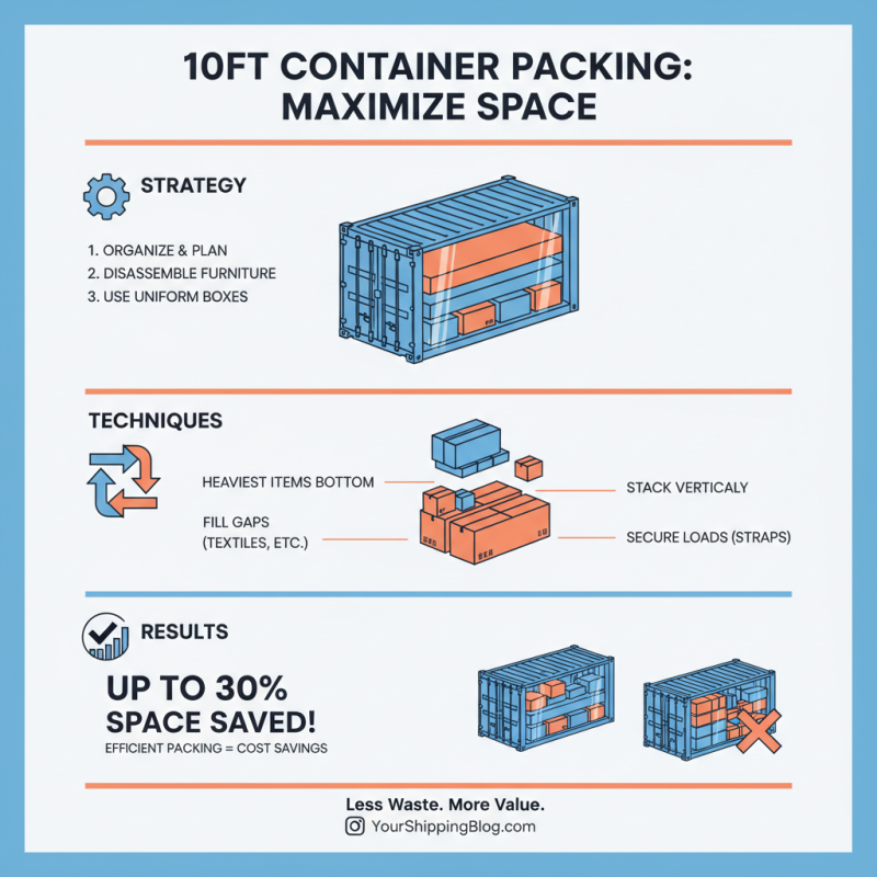 How to Optimize Space in a 10ft Container for Moving?