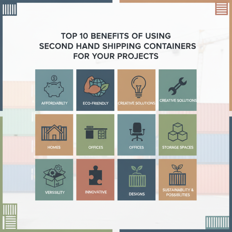 Top 10 Benefits of Using Second Hand Shipping Containers for Your Projects?