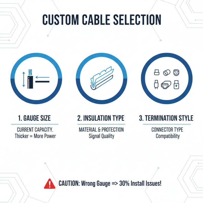 How to Choose the Right Custom Cable for Your Needs?