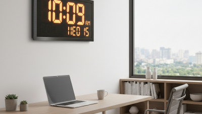 Best Large Display Digital Clock for Home and Office Use?