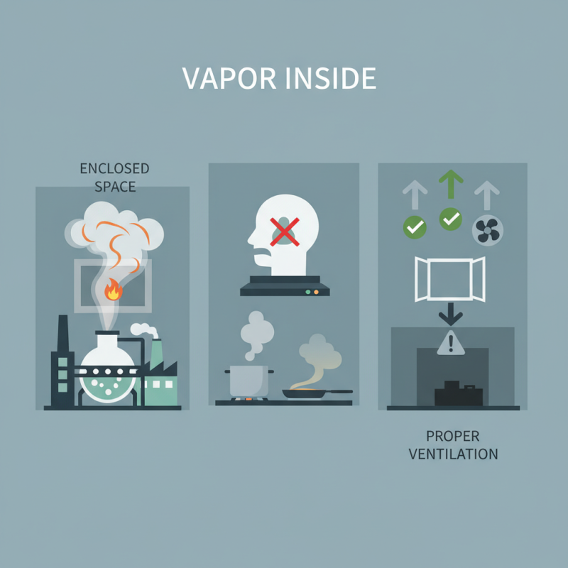 What is vapor inside and how does it affect safety?