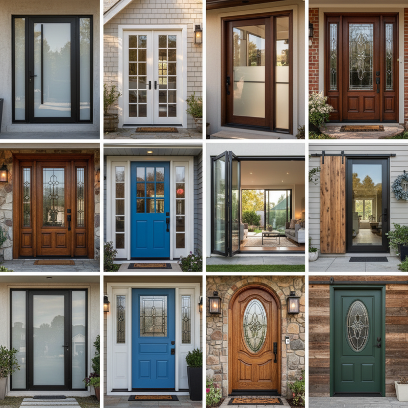 Top 10 Exterior Doors with Glass for Your Home Design?