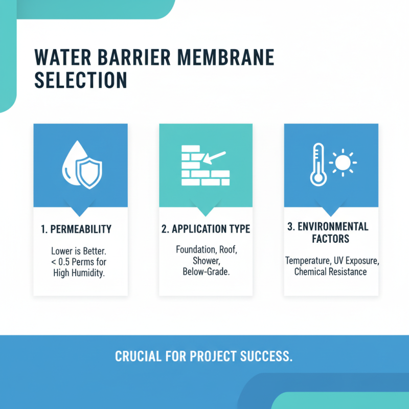 How to Choose the Best Water Barrier Membrane for Your Project?