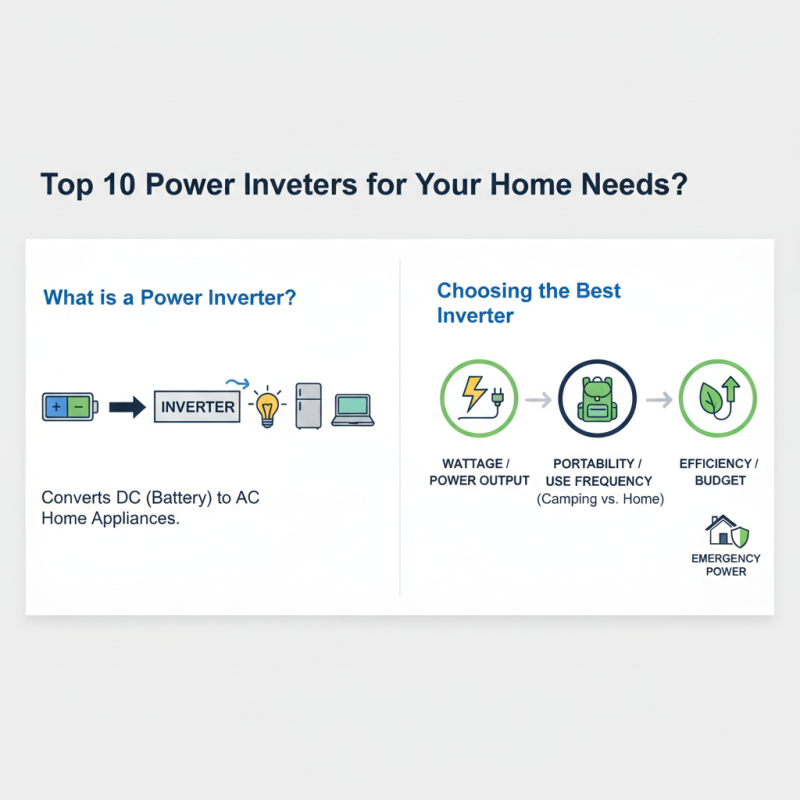 Top 10 Power Inverters for Your Home Needs?
