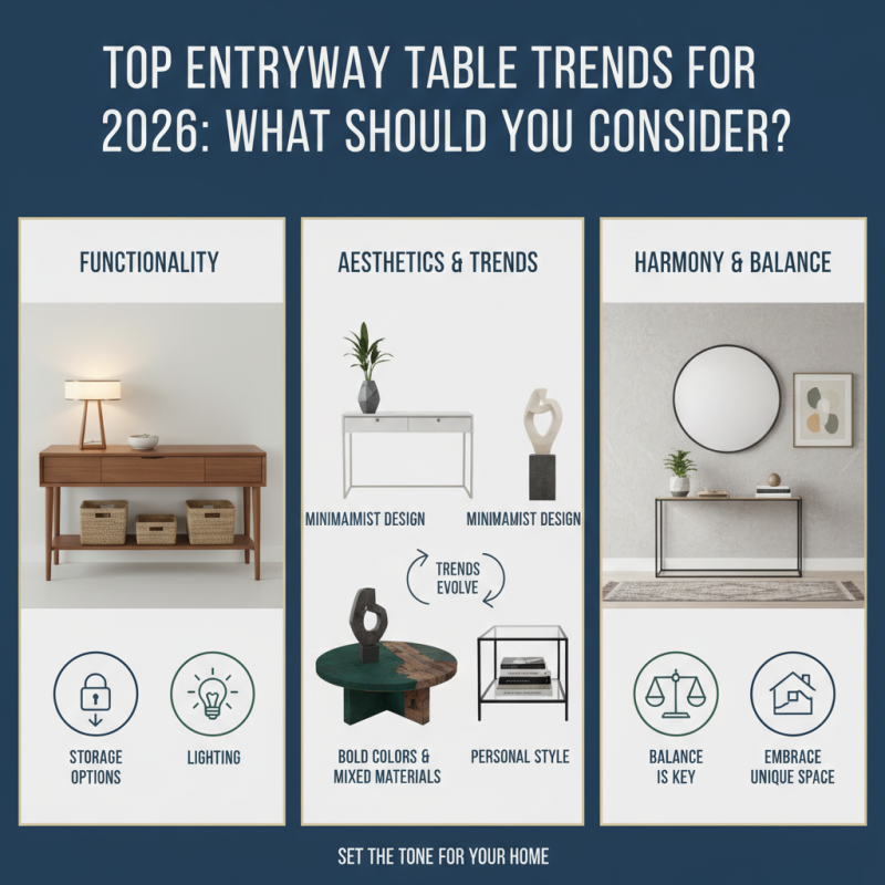 Top Entryway Table Trends for 2026 What Should You Consider?