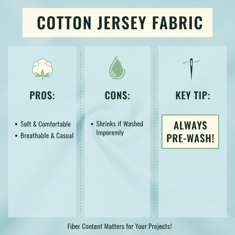 Tips for Choosing Thin Single Jersey Fabric for Your Projects?