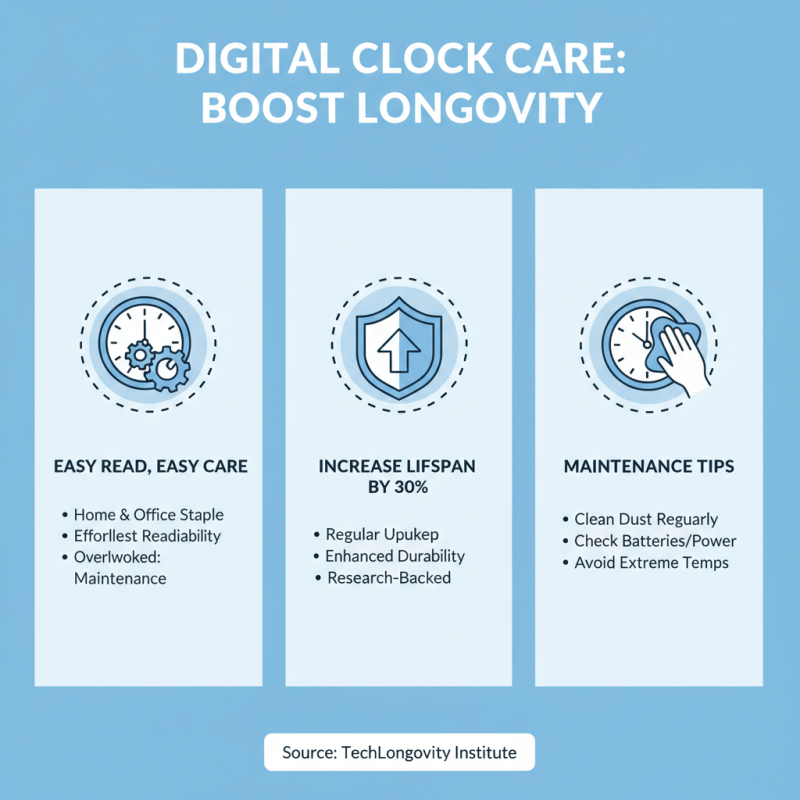 Best Large Display Digital Clock for Home and Office Use?