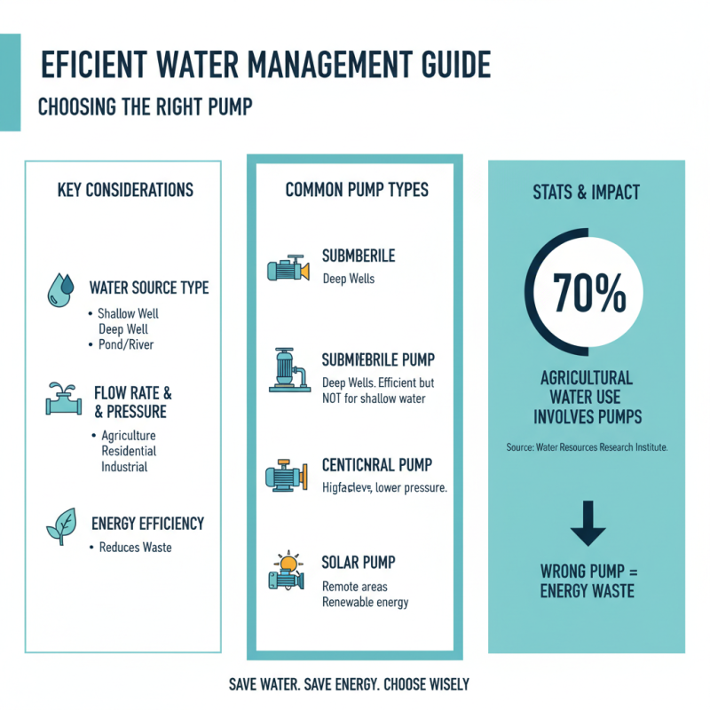 How to Pump to Pump Water Efficiently and Effectively?