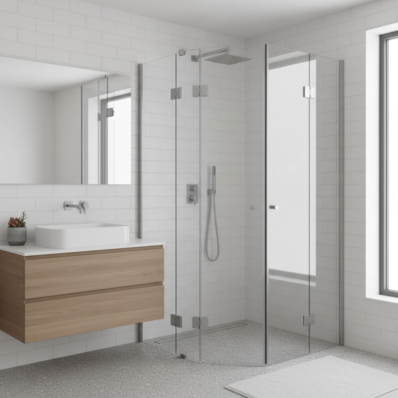 What is a Folding Shower Door and How Does it Work?