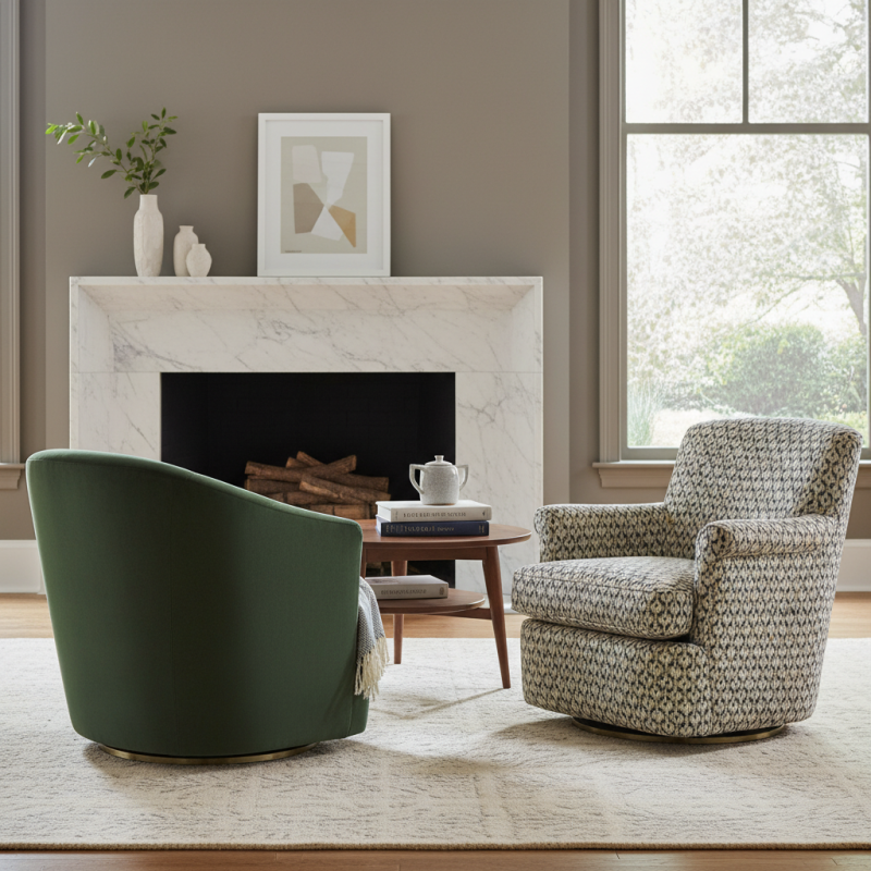 Why Choose Upholstered Swivel Chairs for Your Home?