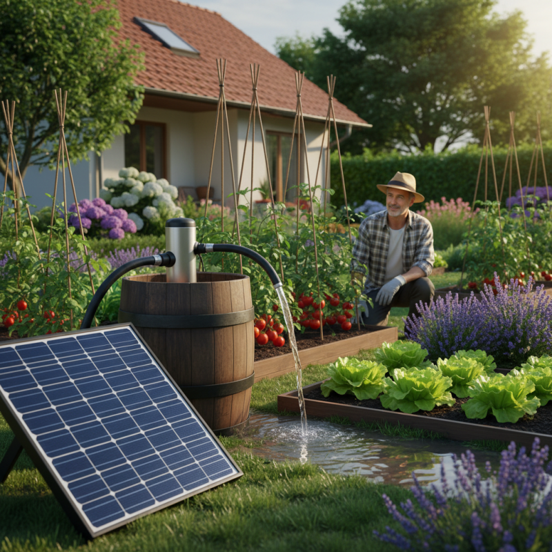 How to Effectively Pump Water for Your Home Garden?