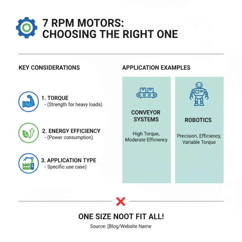 What is the Best 7 RPM Motor for 2026 Top Applications?