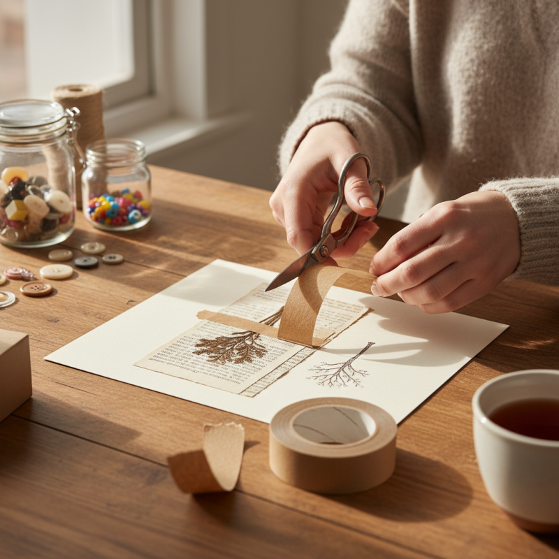 How to Use Paper Kraft Tape for Your Craft Projects?