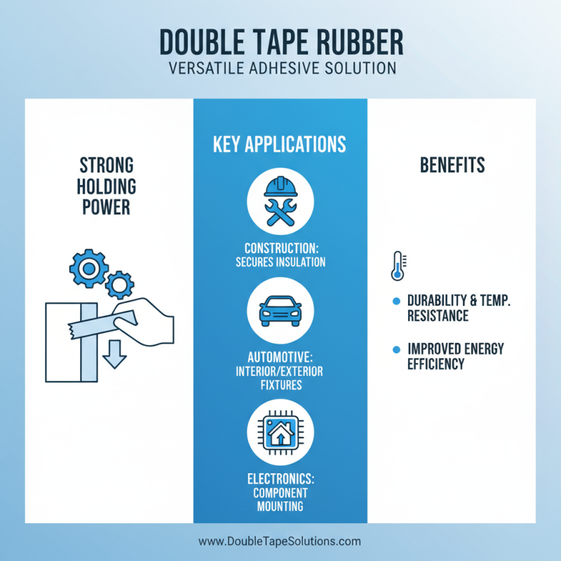 Why Choose Double Tape Rubber for Your Adhesive Needs?