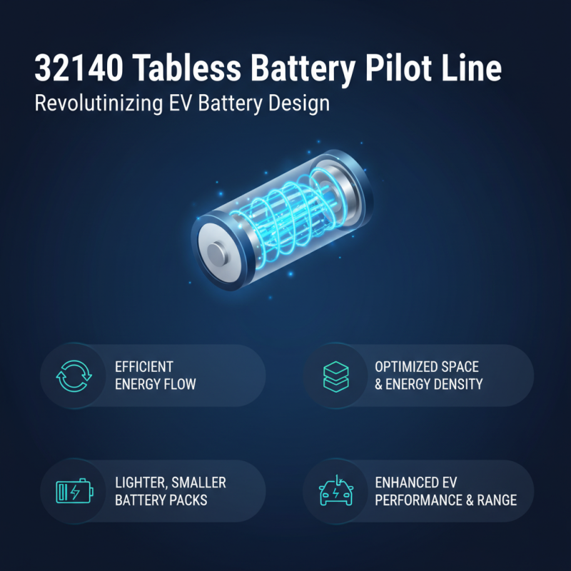 What is the 32140 Tabless Battery Pilot Line and its Benefits?