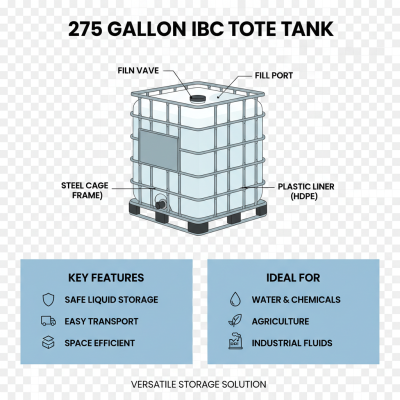 How to Use a 275 Gallon IBC Tote Tank Effectively?