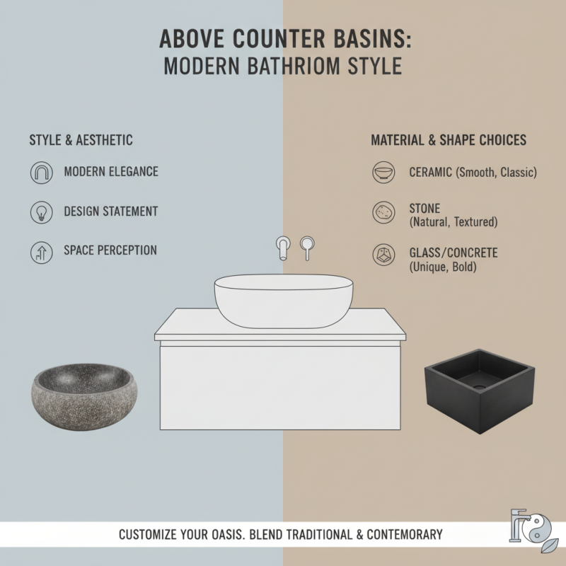 Top 10 Above Counter Basins for Stylish Bathrooms?