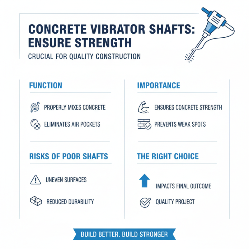 Why Choose the Right Concrete Vibrator Shaft for Your Project?