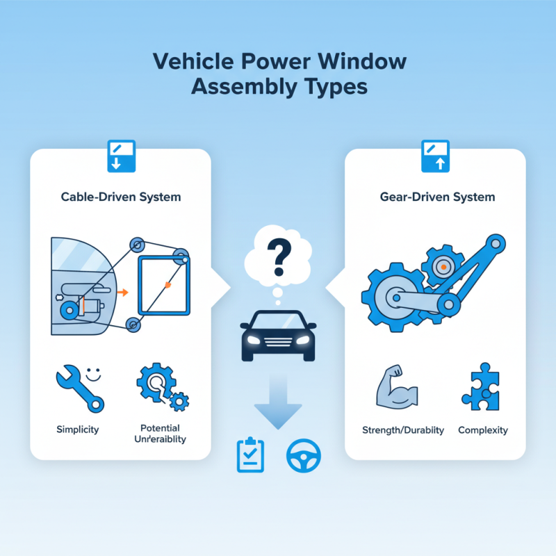Best Power Window Assembly Types for Your Vehicle?