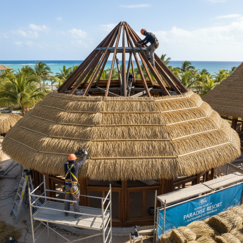 What is Synthetic Roof Thatch and How Does It Work?