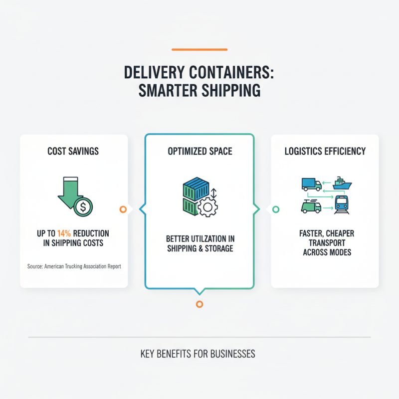 What are the Benefits of Using a Delivery Container?