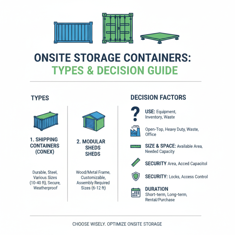 2026 Top Onsite Storage Containers How to Choose the Best?