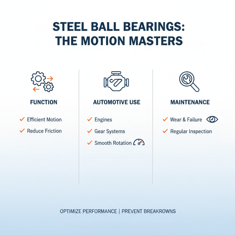 2026 Top Steel Ball Bearings Features and Uses?